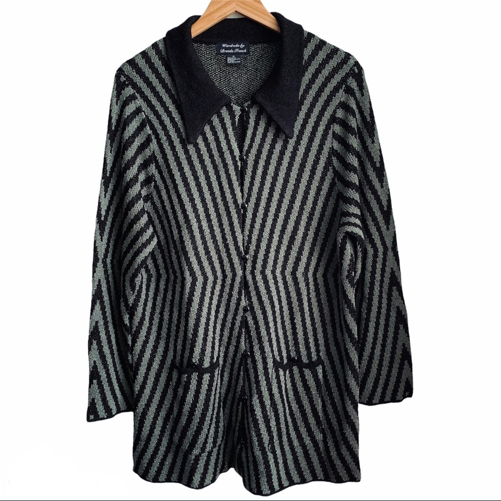 Brenda French 1X QVC Wardrobe Lagenlook Sweater
